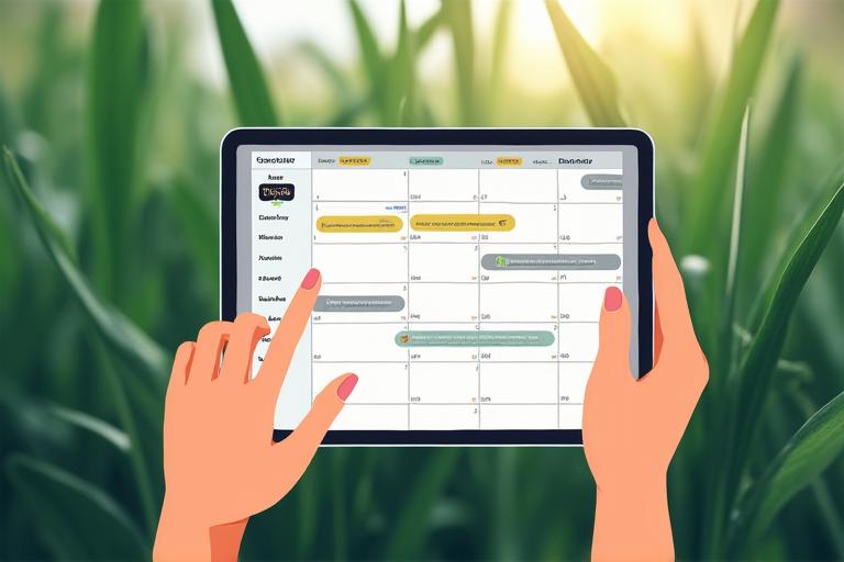 Software de calendario digital para cuidado de plantas medicinales