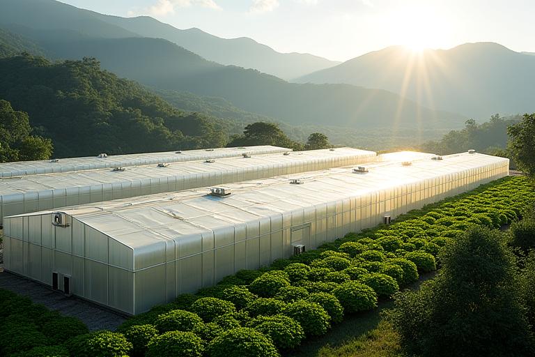 Invernaderos comerciales automatizados en Antioquia